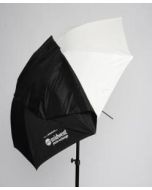 Westcott 43" Collapsible Umbrella  with Removable Cover 15" FOLDED