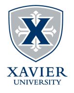 Xavier University Fall 2020