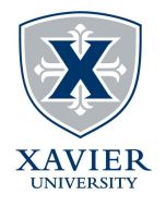 Xavier University Intro to Photo 
