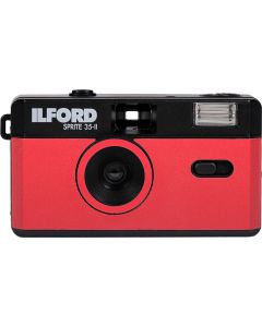 Ilford Sprite 35 II Film Camera - Black & Red