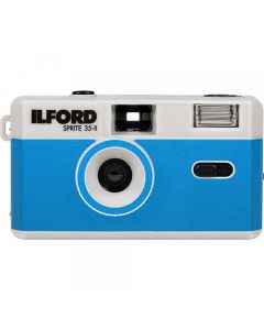 Ilford Sprite 35 II Film Camera - Silver & Blue
