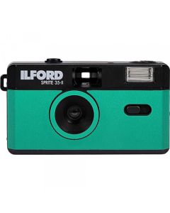 Ilford Sprite 35 II Film Camera - Black & Teal