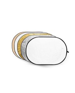 Godox 42X60  Black Silver Collapsible 5-In-1 Reflector Oval