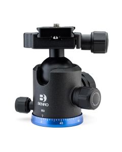 Benro IB2 Triple Action Ballhead with PU60 Plate.