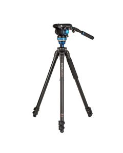 Benro A2573F Aluminium Single Video Tripod with S6 Pro Fluid Video Head