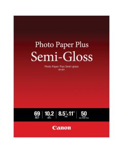 Canon Photo Paper Plus Semi-Gloss - 8.5 x 11" - 50 Sheets