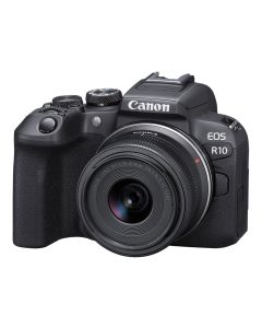 Canon EOS R10 Mirrorless Digital Camera with 18-45mm Lens