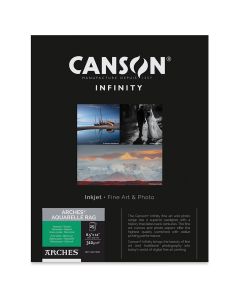 Canson Infinity ARCHES Aquarelle Rag Inkjet Paper - 8.5x11", 25 Sheets