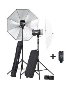 Elinchrom BRX 250/250 Umbrella To Go Kit