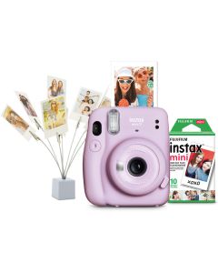 Fujifilm instax Mini 11 Instant Film Camera Bundle - Lilac Purple