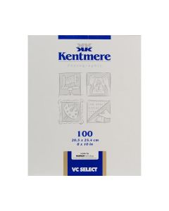 Kentmere Select VC Resin Coated Fine Lustre Paper - 8x10", 100 Sheets