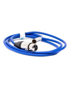 Kondor Blue 5' Mini XLR to XLR Cable for BMPCC/C70 - Blue