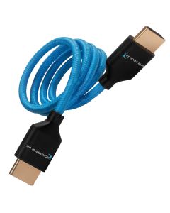 Kondor Blue 2' 4K HDMI 2.0 Braided Blue Cable