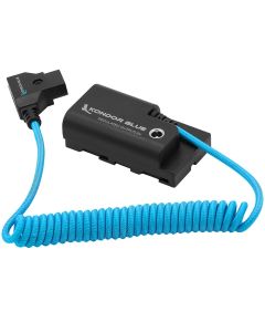 Kondor Blue D-Tap to Sony L-Series NPF Dummy Battery Cable - Kondor Blue