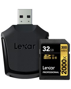 Lexar 32GB 2000X SDHC UHS-II Memory Card