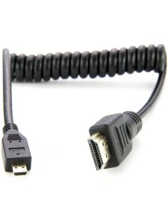 Atomos Coiled Micro to Full HDMI Cable (30cm)