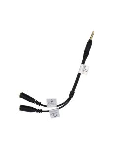 ProMaster Audio Cable 3.5mm TRRS Male Straight - Dual 3.5mm Female Straight