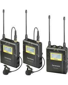 Saramonic UWMIC9 96-Channel Digital UHF Wireless Dual Lavalier Microphone System