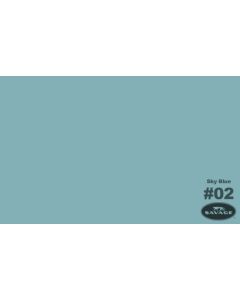 Savage Widetone Seamless Background Paper - #02 Sky Blue - 53" x 12yd