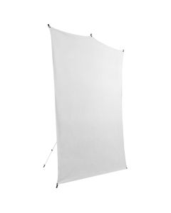Savage Backdrop Travel Kit - 5' x 7' - White - Background Only
