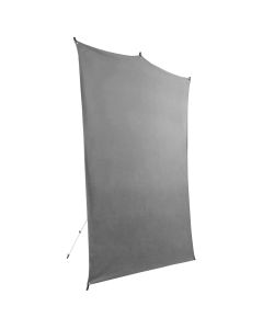 Savage Backdrop Travel Kit - 5' x 7' - Gray - Background Only