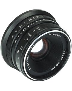7Artisans 25mm F1.8 Lens - Fujifilm X-Mount - Black
