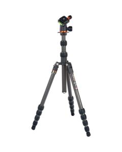 3 Legged Thing Punks Brian Carbon Fiber Travel Tripod w/ AirHed Neo - Black