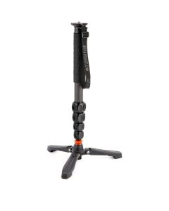 3 Legged Thing Alana Carbon Fiber Monopod with Foot Stabilizer - Black