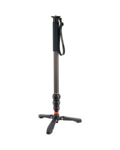 3 Legged Thing Legends Lance Carbon Fiber Monopod with Foot Stabilizer - Black