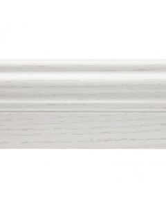 Westcott X-Drop 5' Distressed White Baseboard